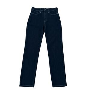 Banana Republic Women Blue Dark Wash High Rise Skinny Jean Size 26